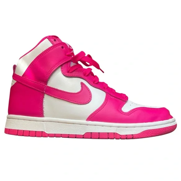 Nike Women's High-Top Dunk Sneakers 7.5 EUC - Picture 2 of 11